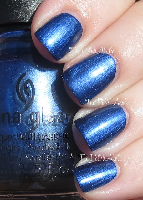 Nail polish swatch / manicure of shade China Glaze Scandalous Shenanigans
