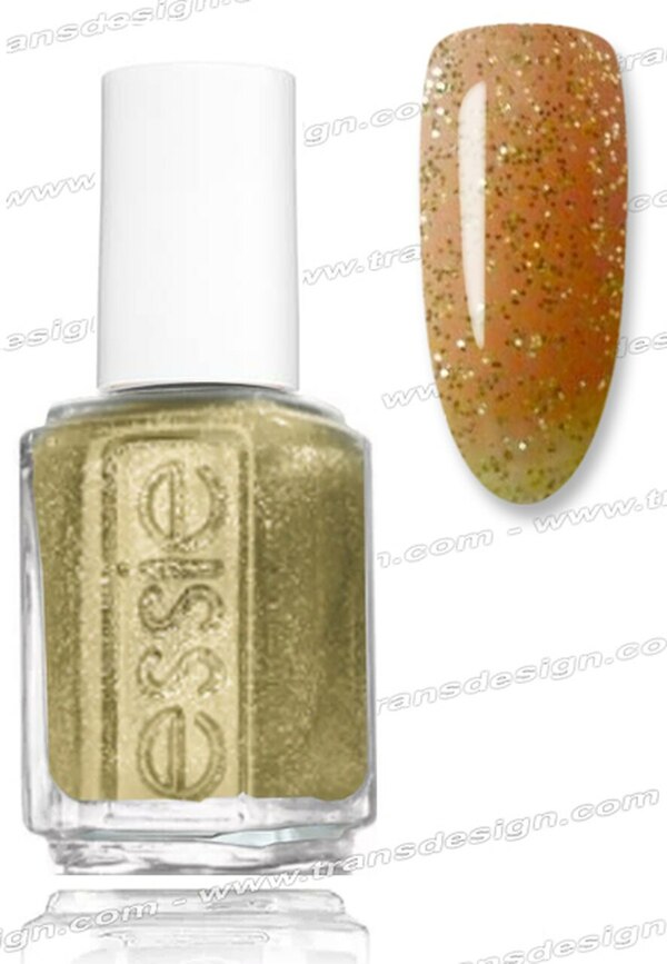 Nail polish swatch / manicure of shade essie Golden Nuggets