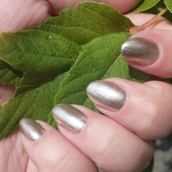Nail polish swatch / manicure of shade Julep Sienna