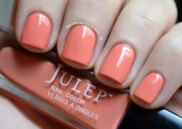 Nail polish swatch / manicure of shade Julep Teri