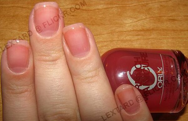 Nail polish swatch / manicure of shade Orly Beverly Hills Plum