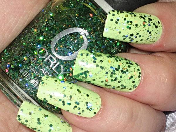 Nail polish swatch / manicure of shade Orly Monster Mash