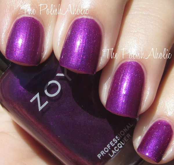 Nail polish swatch / manicure of shade Zoya Hope