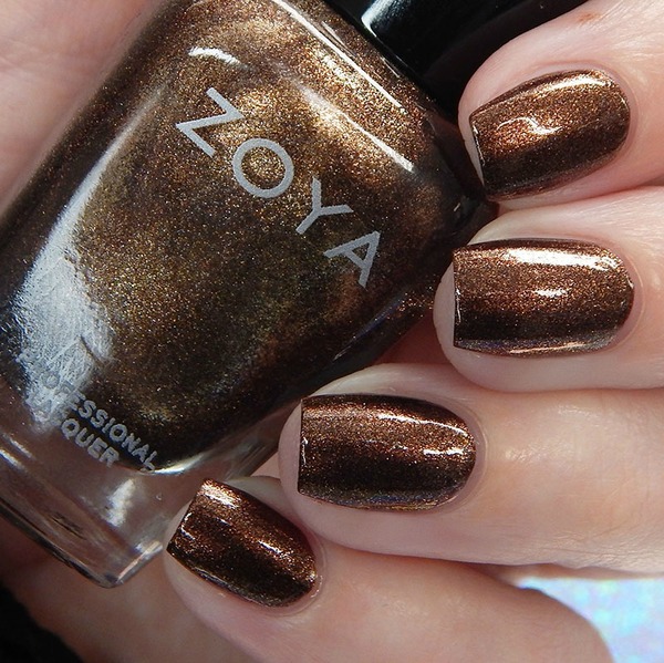 Nail polish swatch / manicure of shade Zoya Tasha
