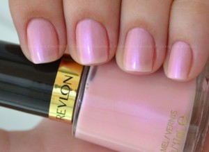 Nail polish swatch / manicure of shade Revlon Angelic