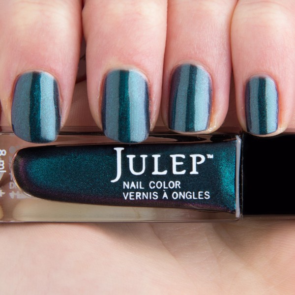 Nail polish swatch / manicure of shade Julep Angela