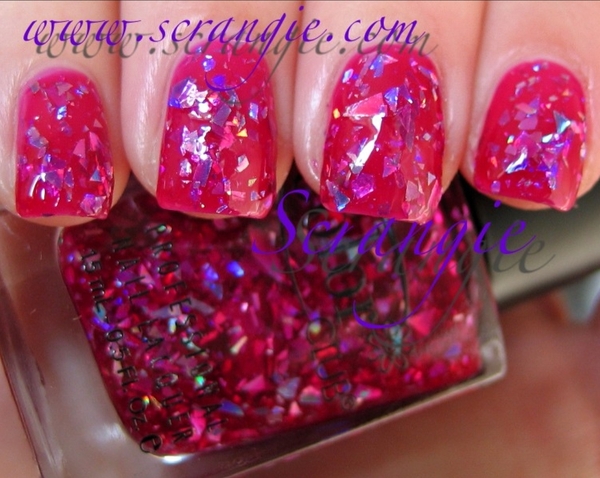 Nail polish swatch / manicure of shade Color Club Fame and Fortune