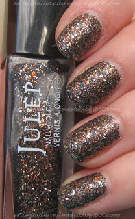 Nail polish swatch / manicure of shade Julep Erica