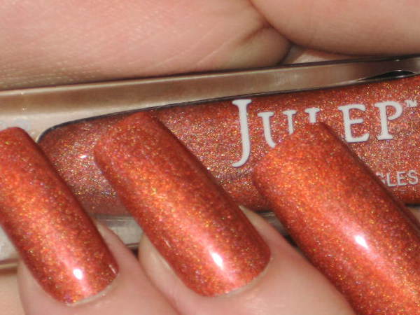 Nail polish swatch / manicure of shade Julep Evangeline