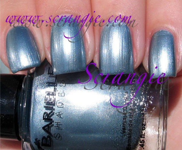 Nail polish swatch / manicure of shade Barielle Snow Day