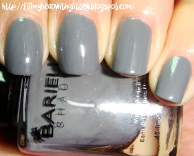 Nail polish swatch / manicure of shade Barielle U-Concrete-Me