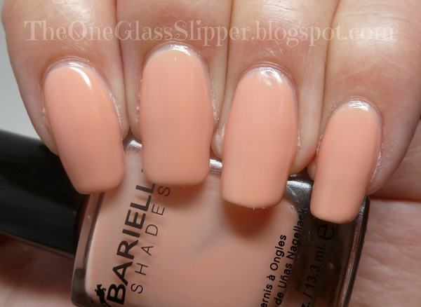 Nail polish swatch / manicure of shade Barielle Skinny Dip