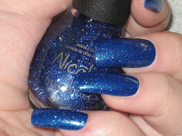 Nail polish swatch / manicure of shade Nicole by OPI Such a Go-Glitter