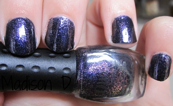 Nail polish swatch / manicure of shade Quo by Orly Night Sky