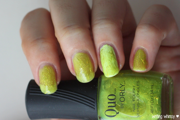 Nail polish swatch / manicure of shade Quo by Orly Overboard