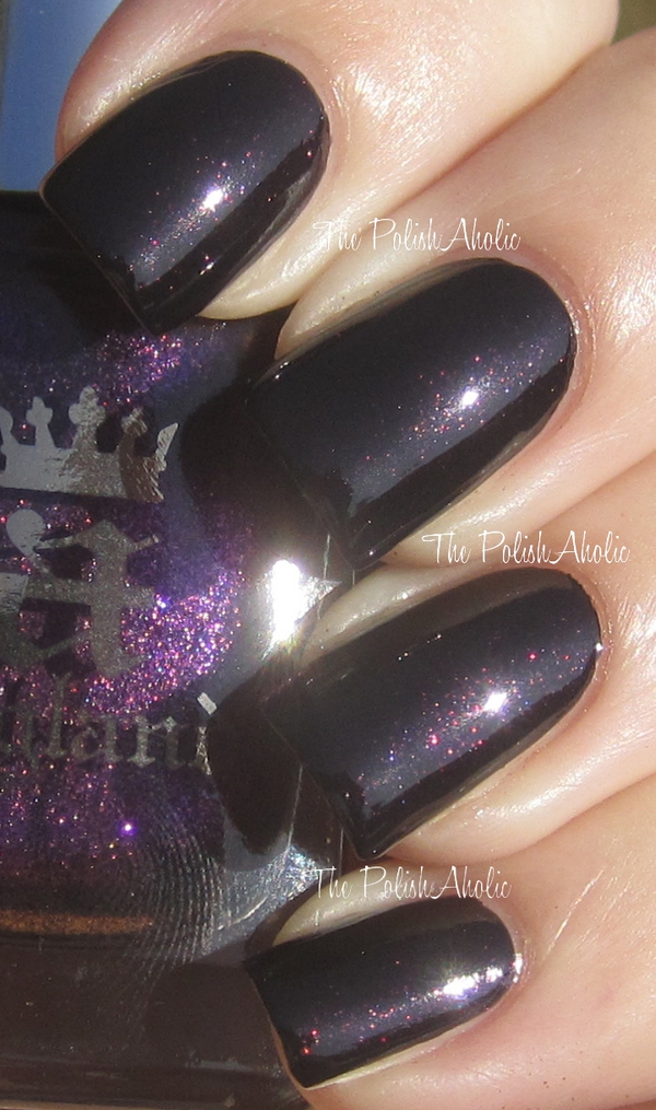 Nail polish swatch / manicure of shade A England Ophelia