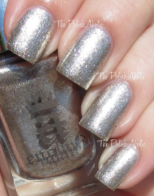 Nail polish swatch / manicure of shade A England Excalibur