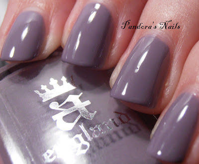 Nail polish swatch / manicure of shade A England Guinevere