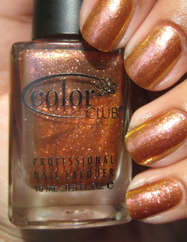 Nail polish swatch / manicure of shade Color Club Wild and Willing