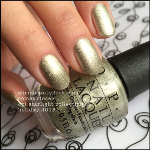 Nail polish swatch / manicure of shade OPI Comet Closer