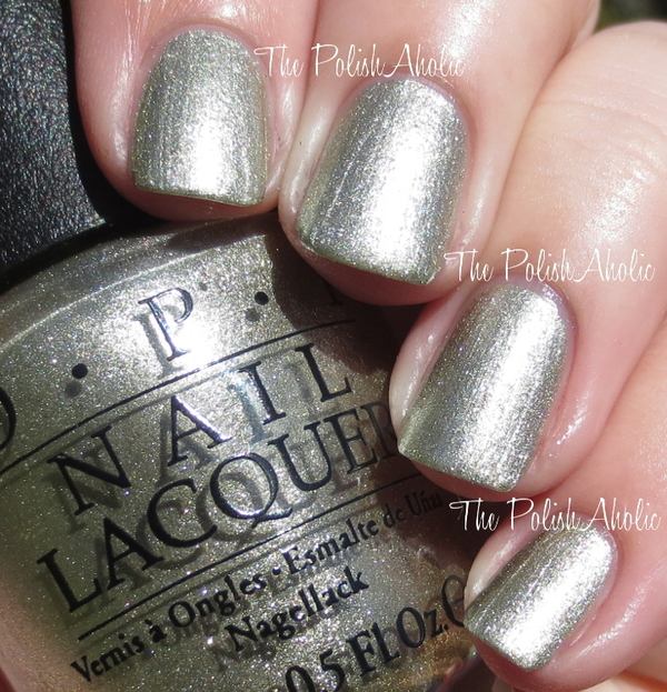Nail polish swatch / manicure of shade OPI Comet Closer