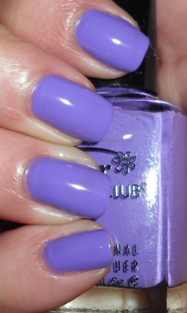 Nail polish swatch / manicure of shade Color Club Pucci-licious