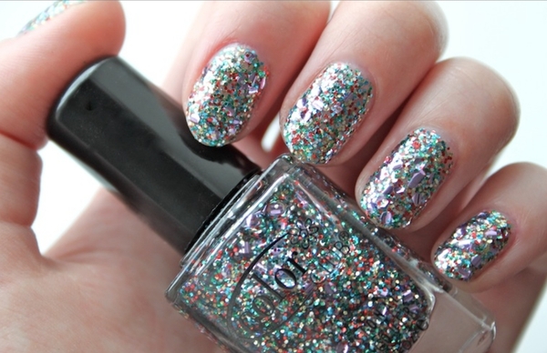 Nail polish swatch / manicure of shade Color Club Wish Upon A Rock Star
