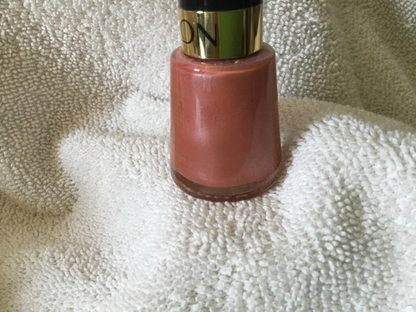 Nail polish swatch / manicure of shade Revlon Iced Spice