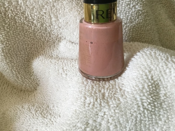 Nail polish swatch / manicure of shade Revlon Touch of Mauve