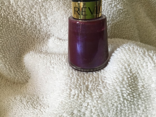 Nail polish swatch / manicure of shade Revlon Icy Violet