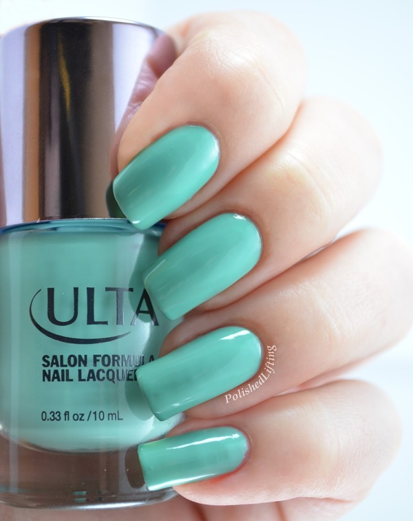 Nail polish swatch / manicure of shade Ulta Mint condition