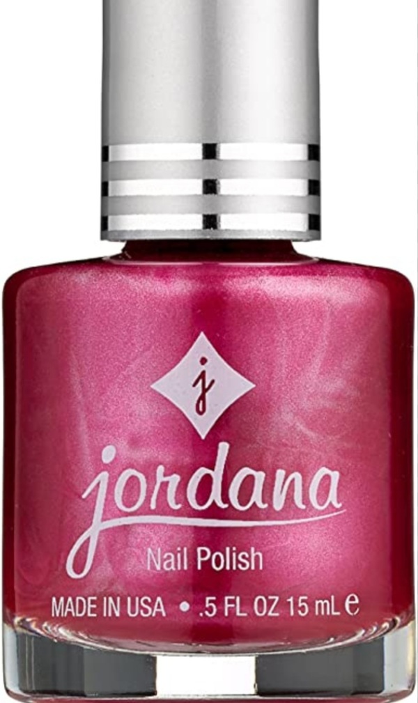Nail polish swatch / manicure of shade Jordana Burgundy