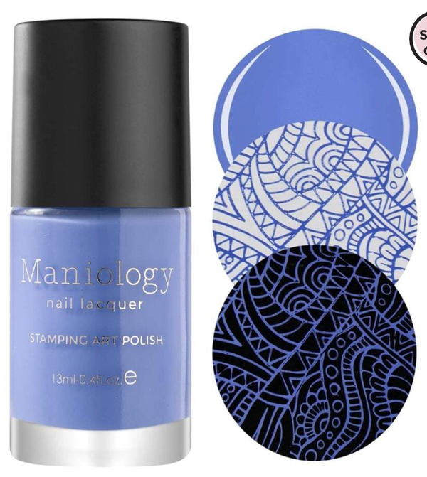 Nail polish swatch / manicure of shade Maniology Mercury Bassline