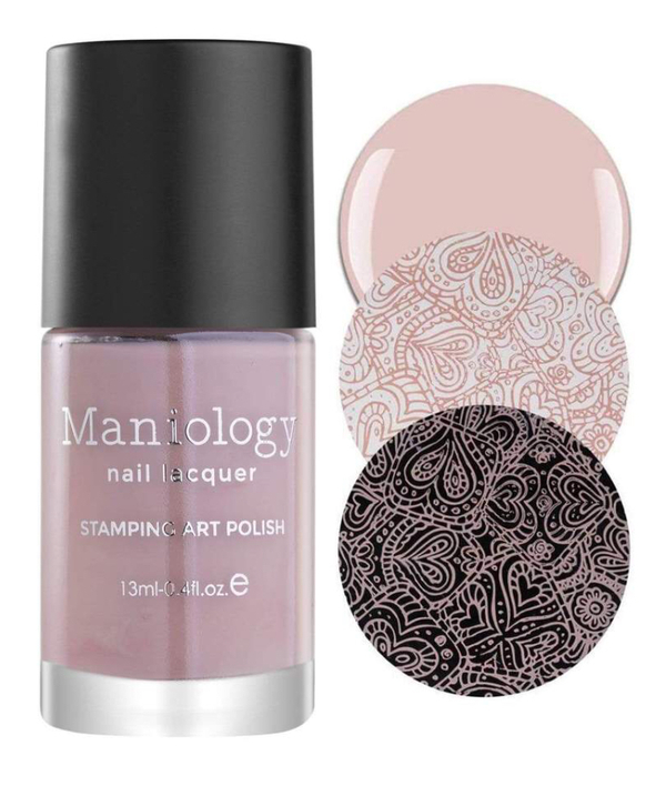 Nail polish swatch / manicure of shade Maniology Ballet Flats