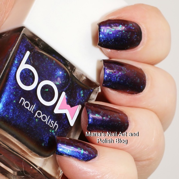 Nail polish swatch / manicure of shade Bow Andromeda