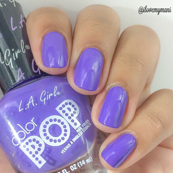Nail polish swatch / manicure of shade L.A. Girl Muse