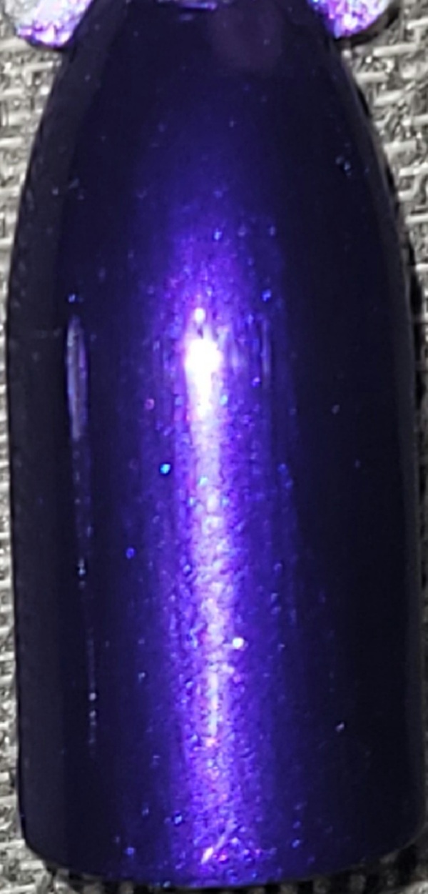 Nail polish swatch / manicure of shade Ulta Ultra Violet Femme