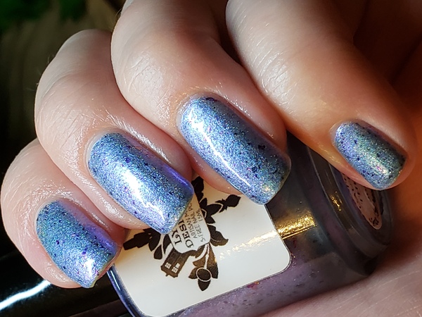 Nail polish swatch / manicure of shade LynBDesigns Throw Caution to the Wind