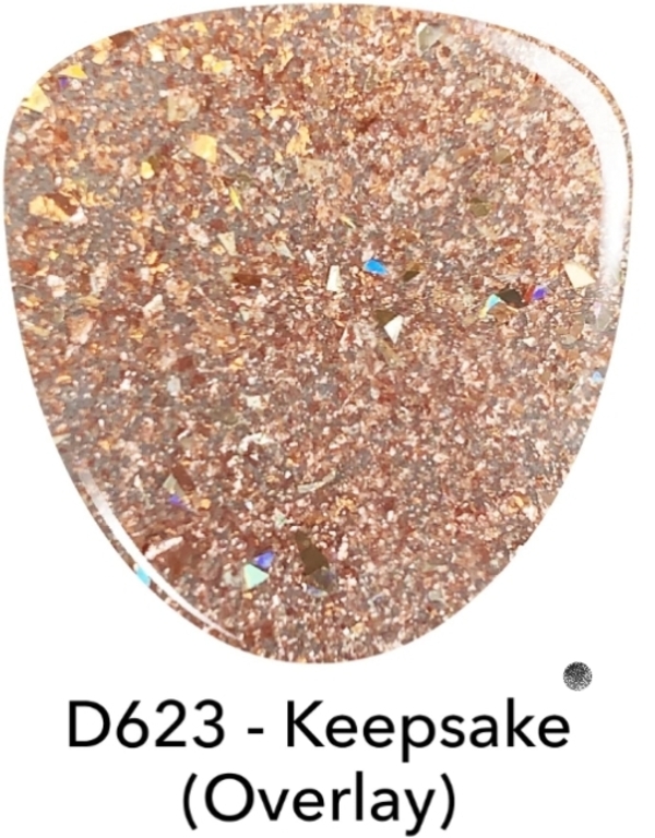 Nail polish swatch / manicure of shade Revel Keepsake