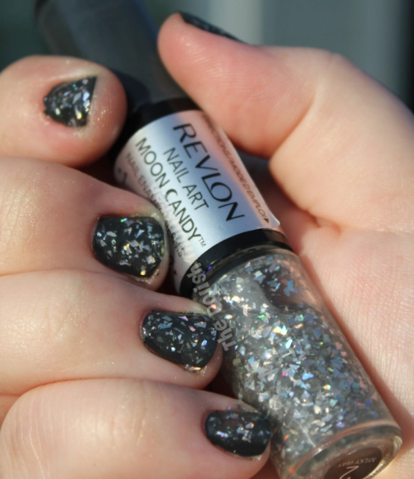 Nail polish swatch / manicure of shade Revlon Milky Way