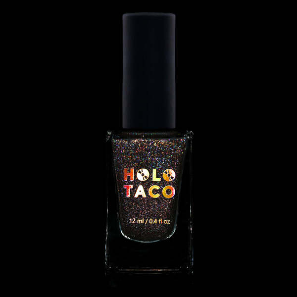 Nail polish swatch / manicure of shade Holo Taco Espresso Your Holo