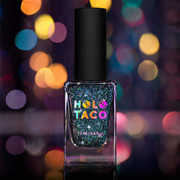 Nail polish swatch / manicure of shade Holo Taco Starry-Eyed