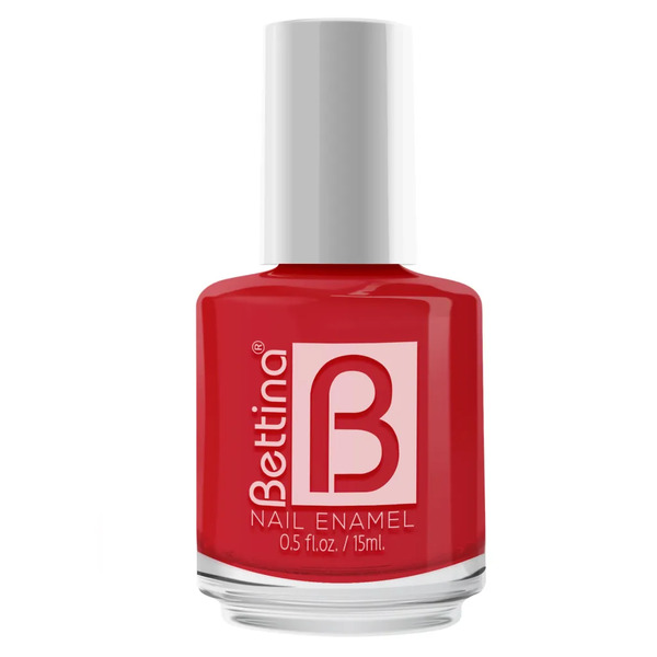 Nail polish swatch / manicure of shade Bettina Red