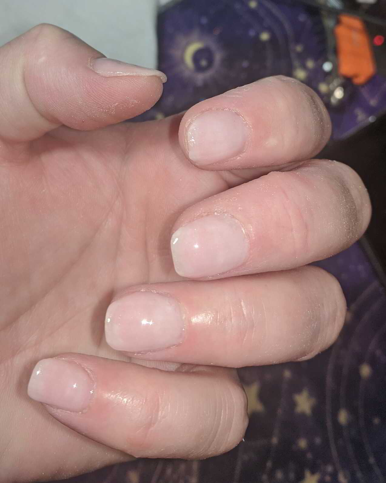 Nail polish manicure of shade Revel Erica