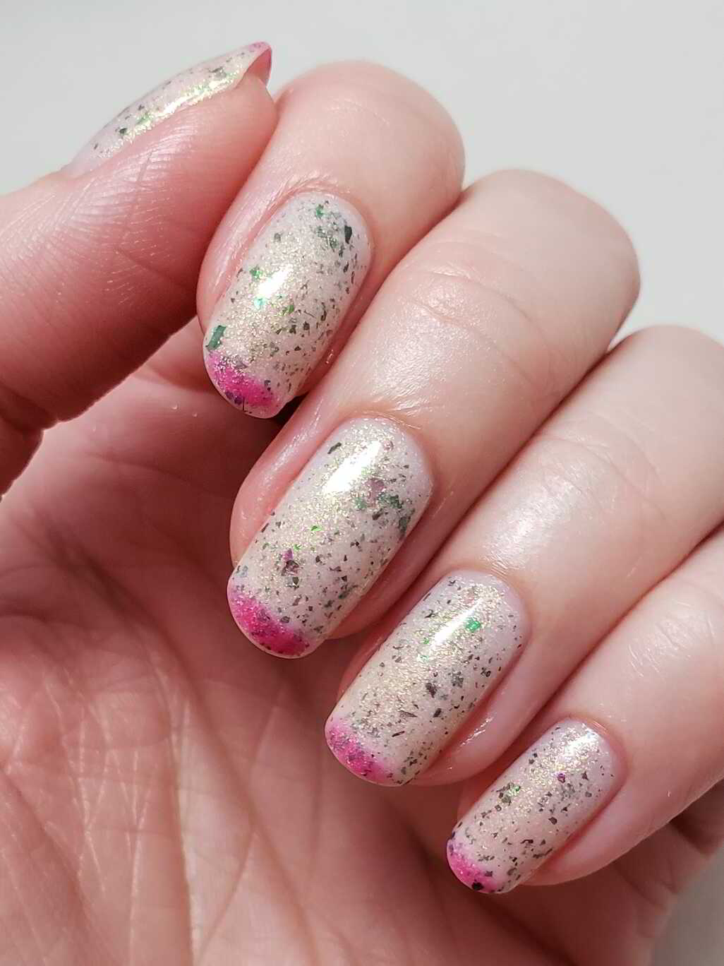 Nail polish manicure of shade Wikkid Polish Dragon Fruit