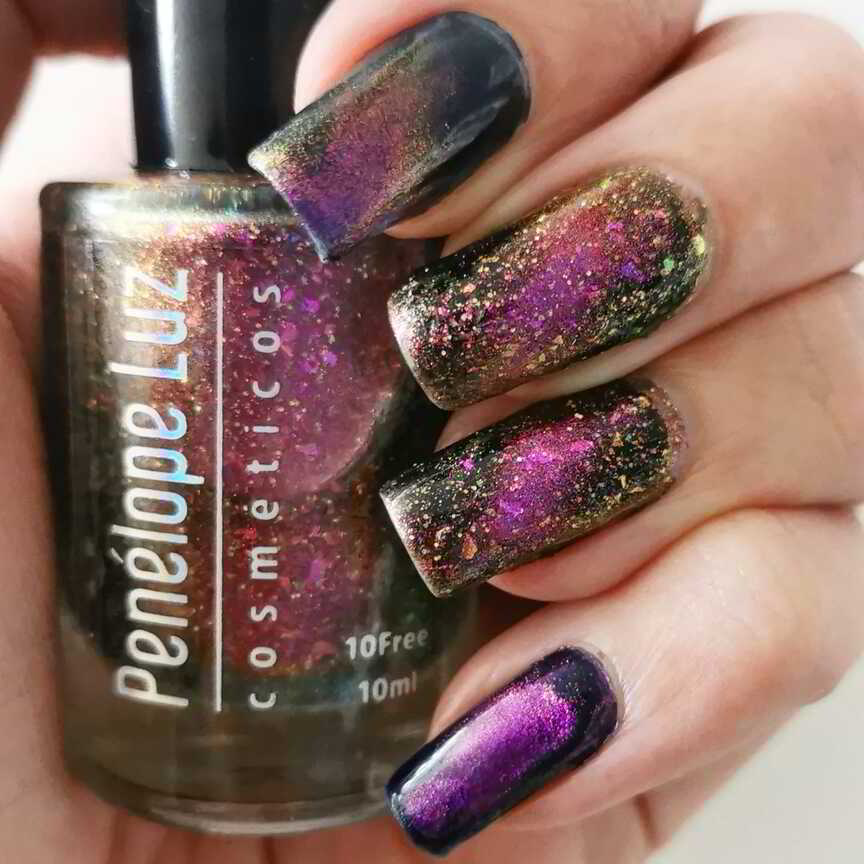 Nail polish manicure of shade Cirque Colors Dream within a Dream, Penelope Luz Feel The Beat, 
