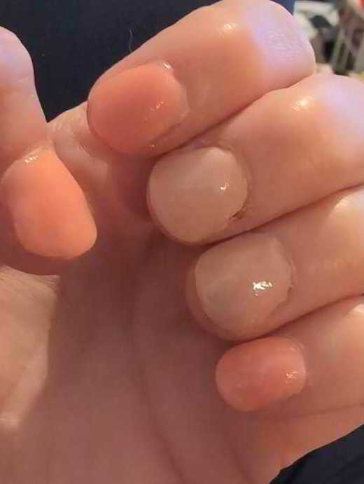 Nail polish manicure of shade Revel Cowgirl Kiss, Revel Hold Your Horses, Revel Vivien, 