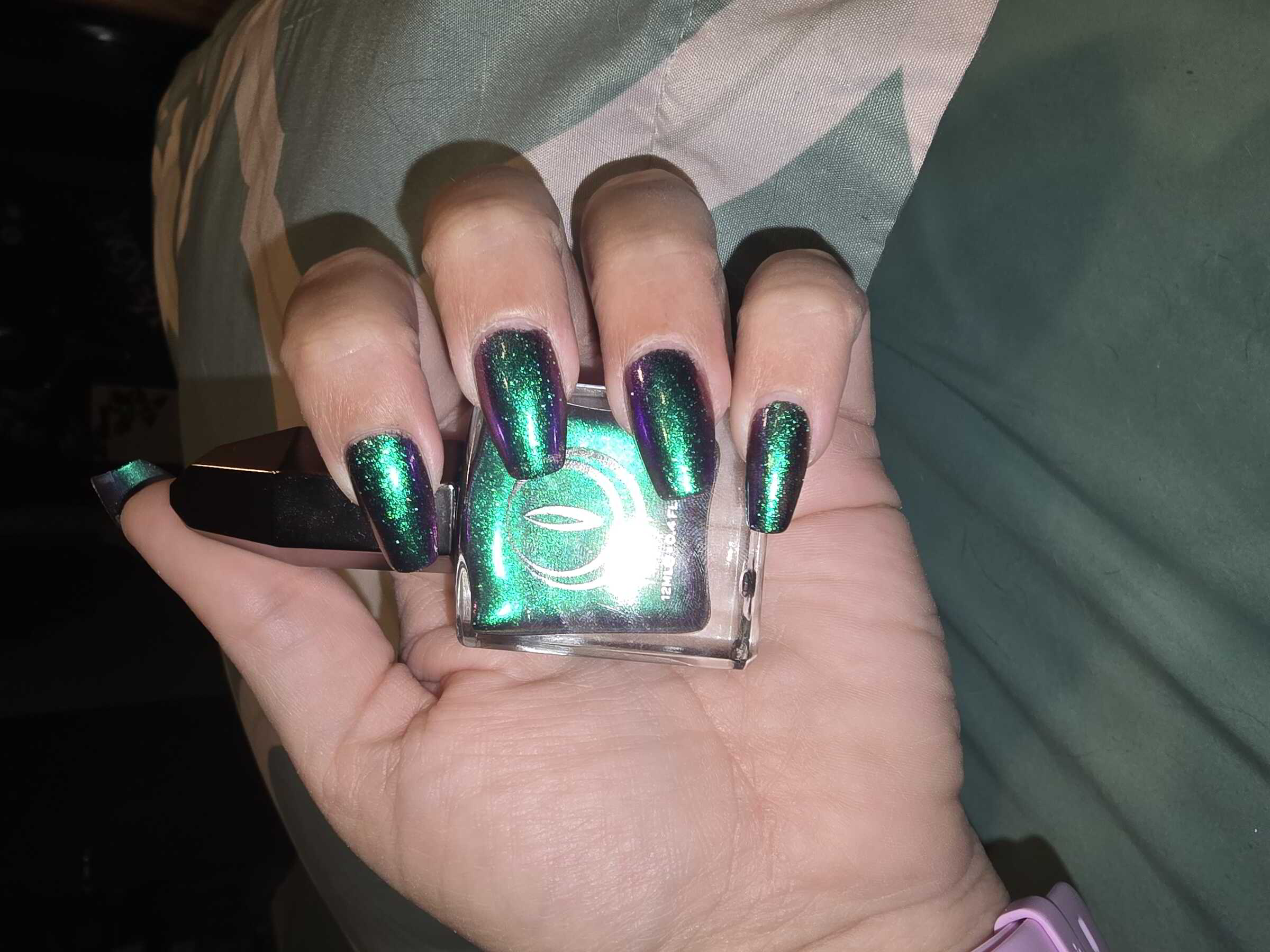 Nail polish manicure of shade Mooncat Meowtek Industries, 