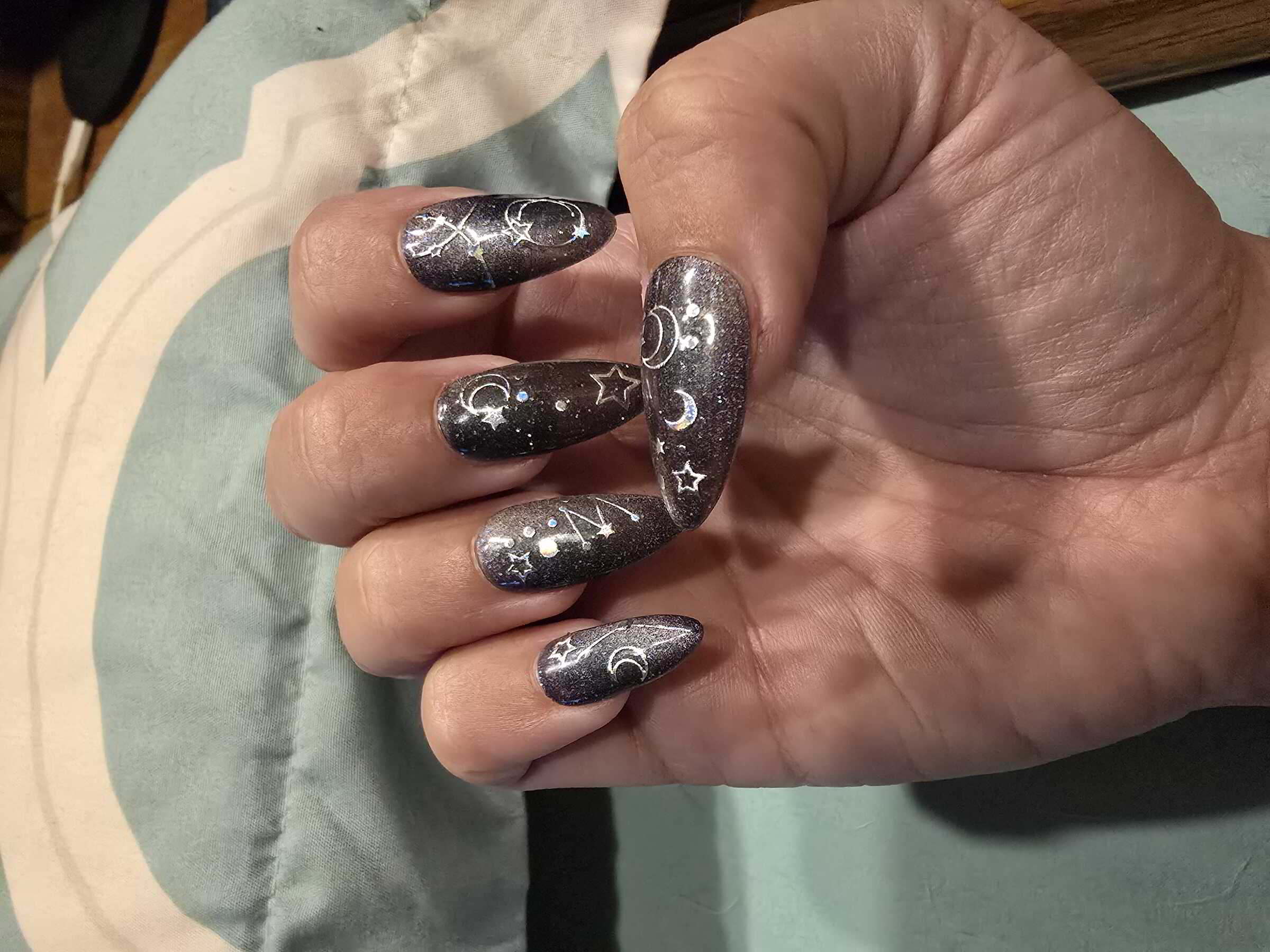 Nail polish manicure of shade Dvok Dm41