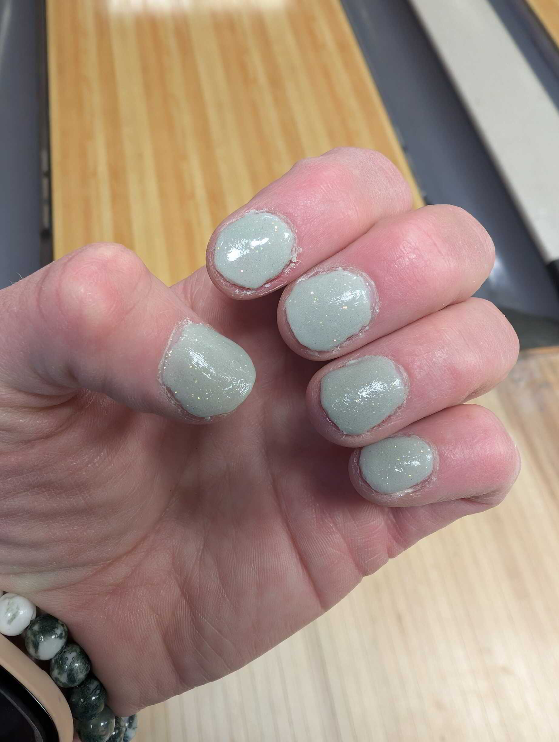 Nail polish manicure of shade Revel Silent Nightfall, Revel Vivien, 